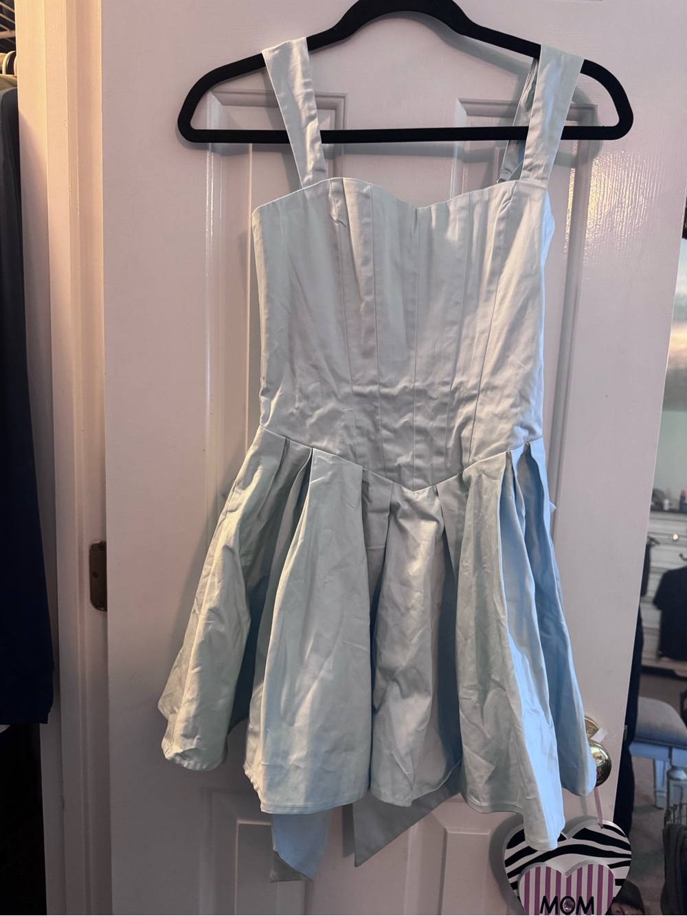 TFNC London Womens Petite Rosie Corset Mini Dress w Bow Size 4P NEW - Picture 3 of 5